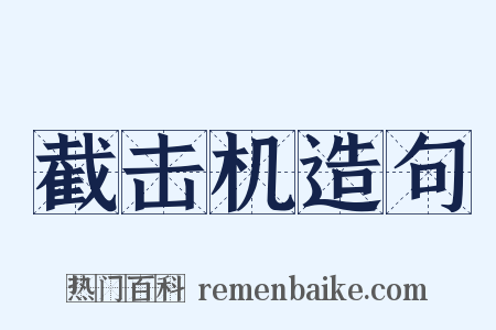 截击机造句是什么意思的图片